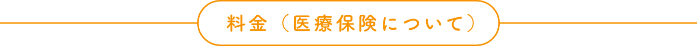 料金（医療保険について）